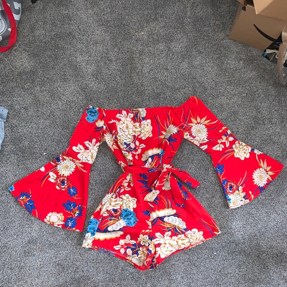 Patterned Romper